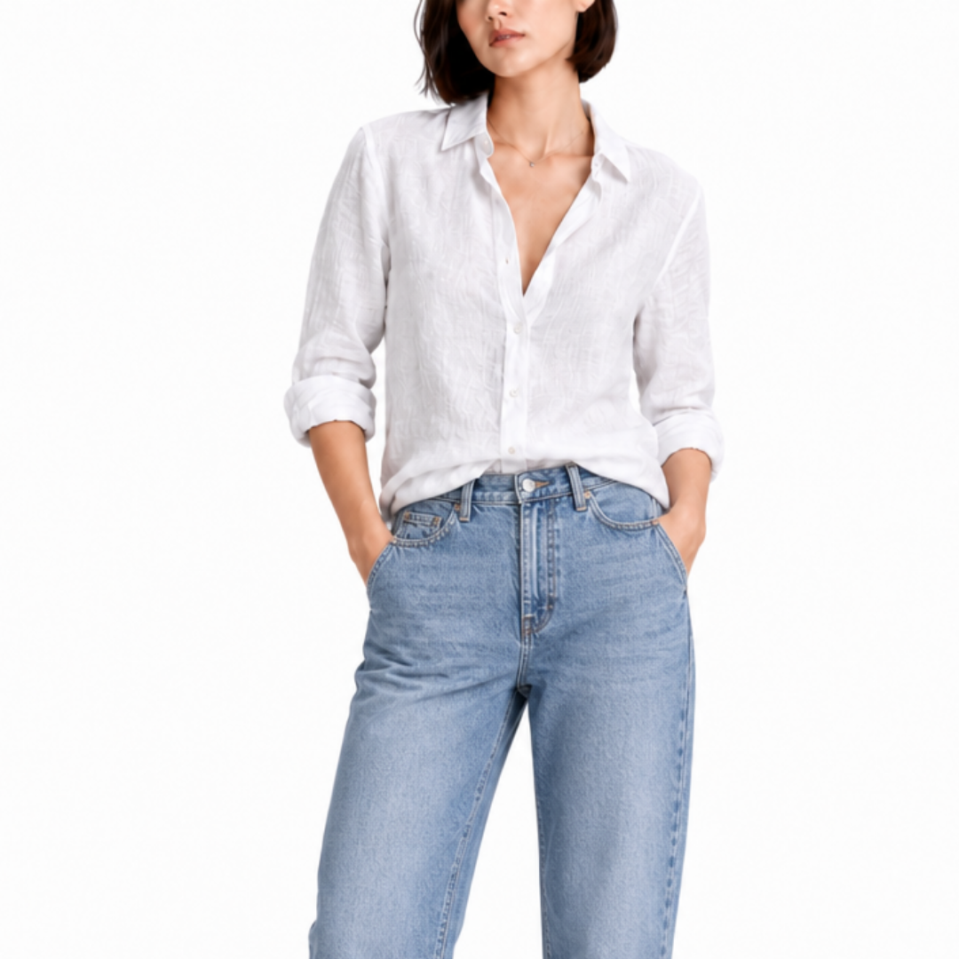 Women’s Relaxed Button-Up Shirt
