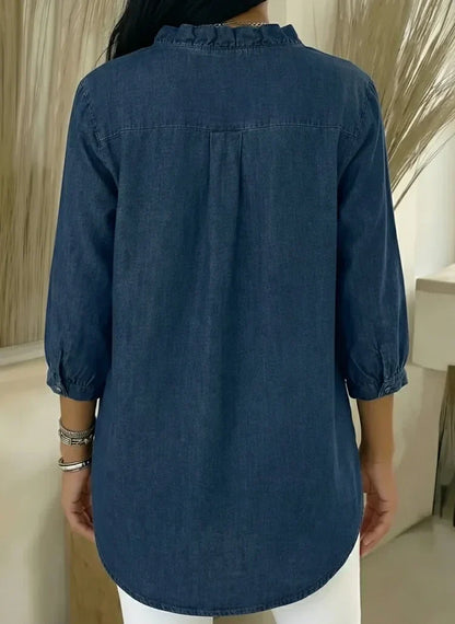 Women’s Ruffle-Sleeve Blouse