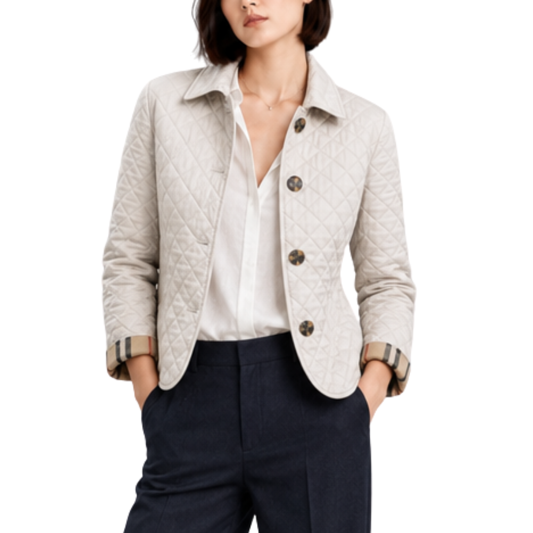 Women’s Quilted Button Jacket