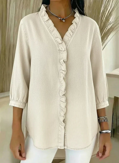Women’s Ruffle-Sleeve Blouse