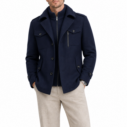 Men’s Zip-Up Overshirt Jacket