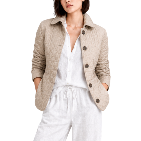 Women’s Quilted Button Jacket