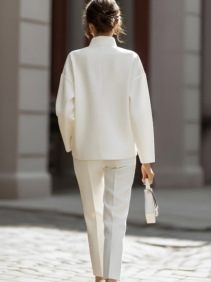 Women’s Oversized Shirt and Tailored Trousers Set