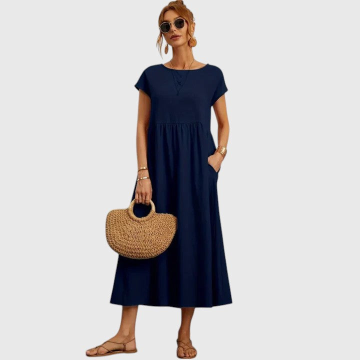 Women’s Relaxed-Fit Short-Sleeve Dress