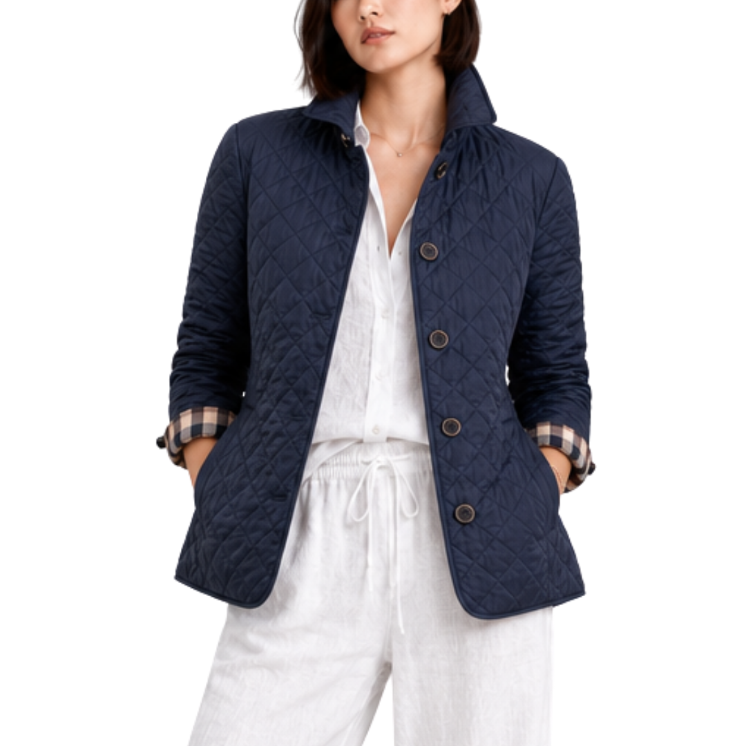 Women’s Quilted Button Jacket