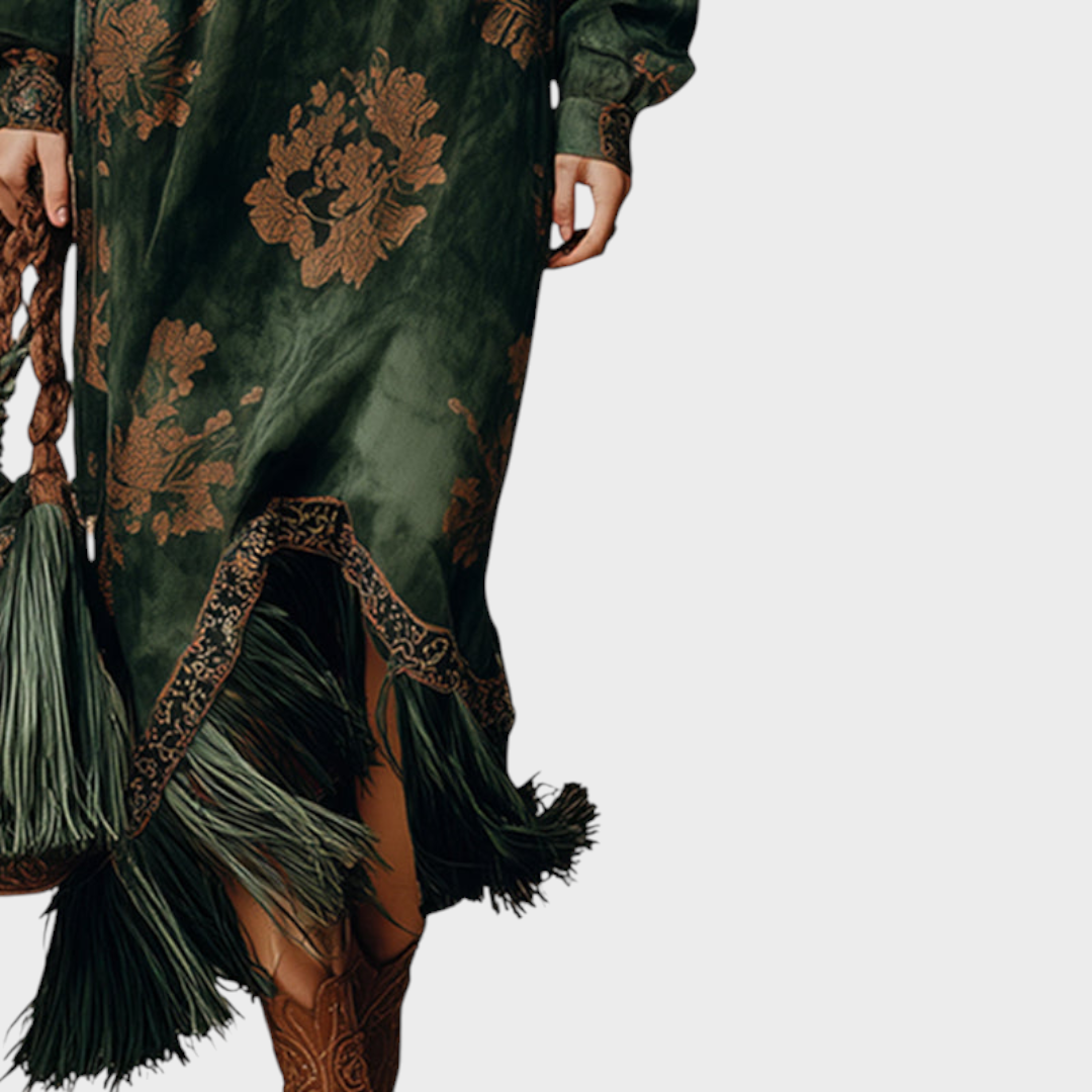 Women’s Floral Elastic-Waist Skirt