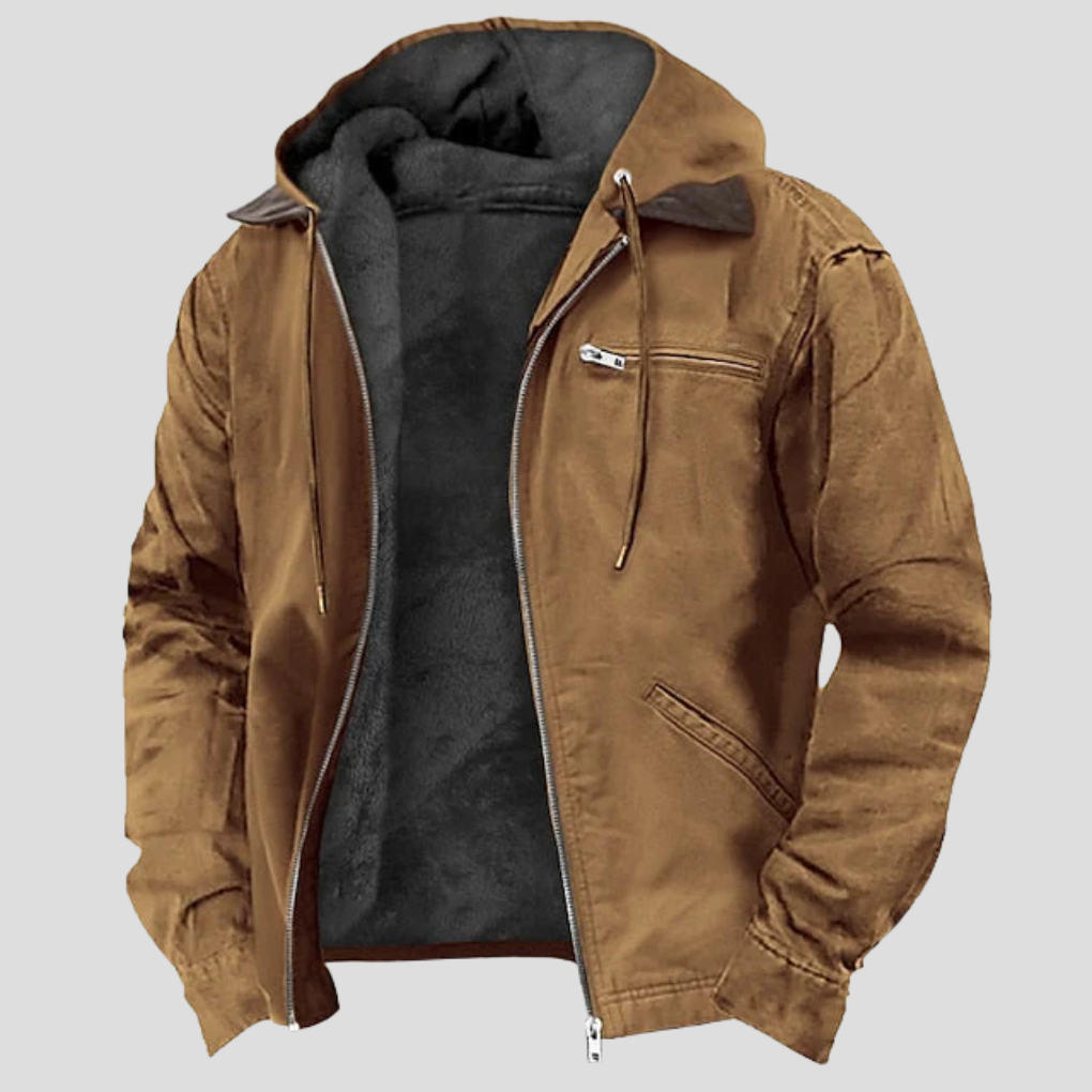Men’s Hooded Zip-Up Jacket
