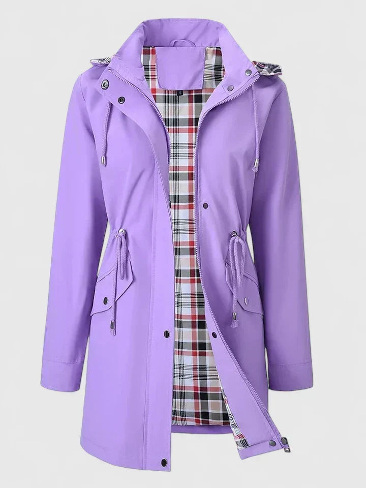 Women’s Longline Hooded Rain Jacket