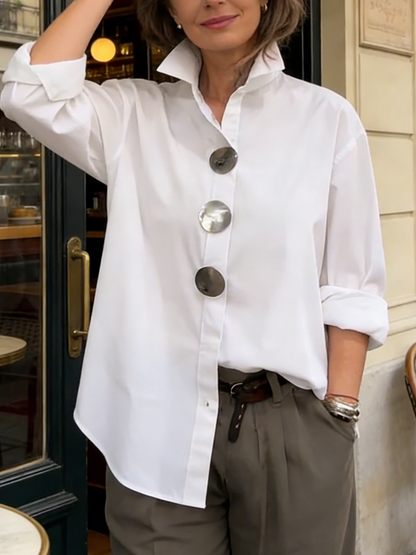 Women’s Button Collar Blouse