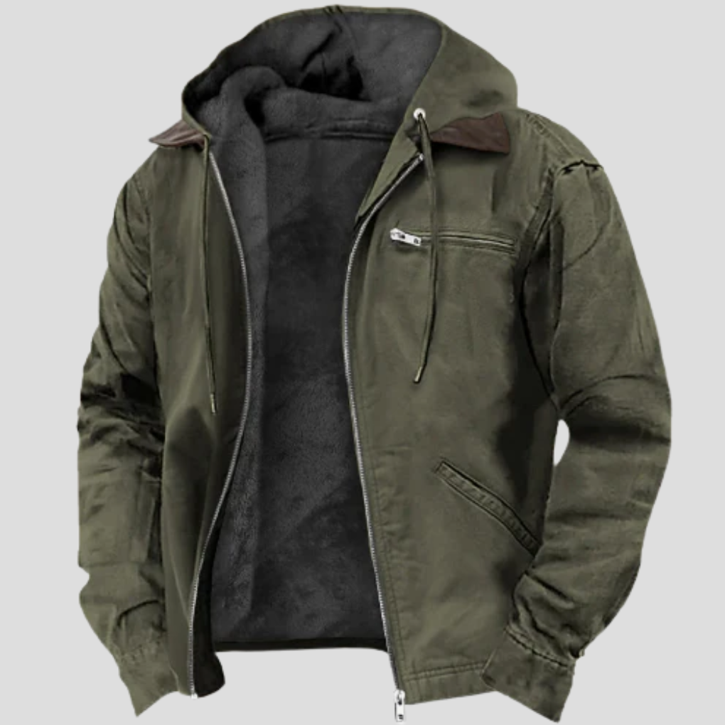 Men’s Hooded Zip-Up Jacket