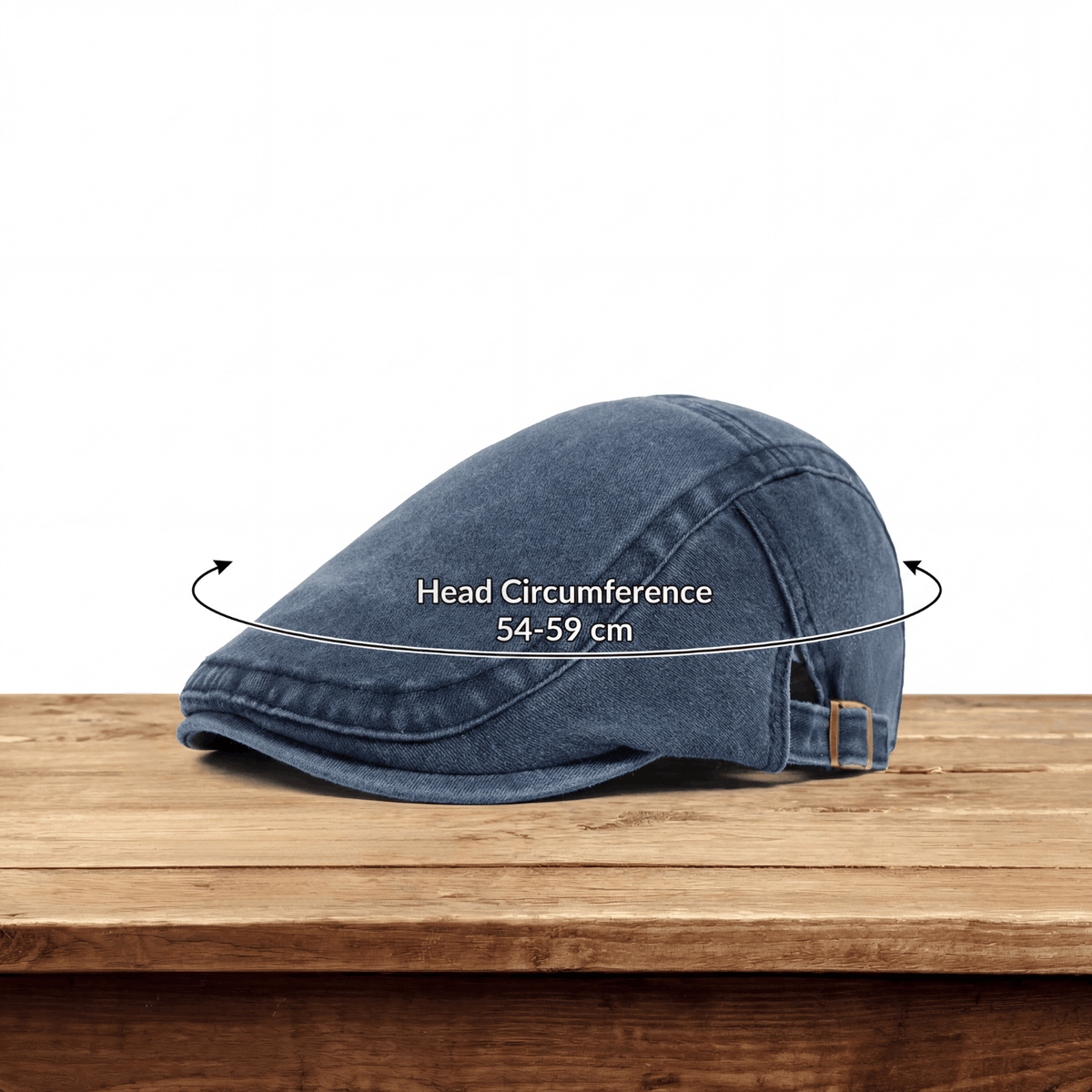 Men’s Denim Flat Cap