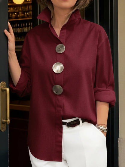 Women’s Button Collar Blouse
