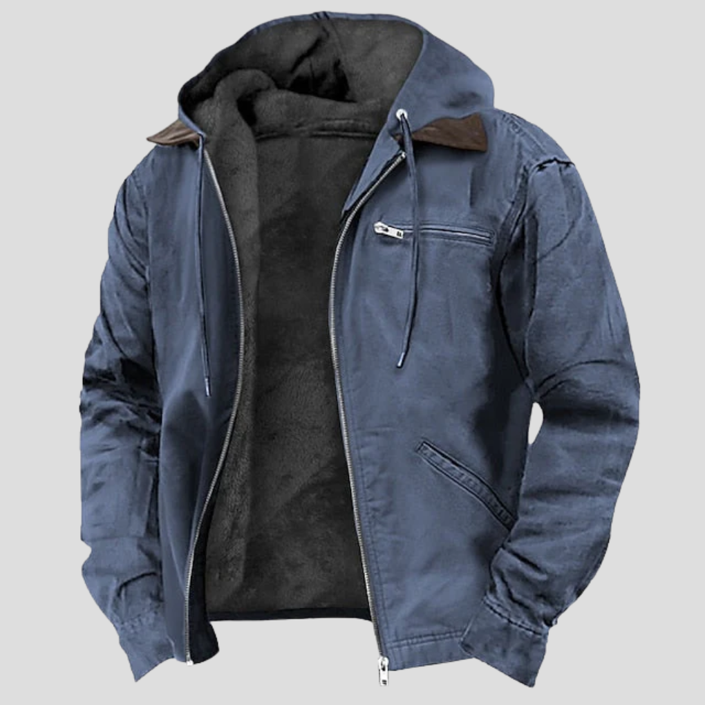 Men’s Hooded Zip-Up Jacket