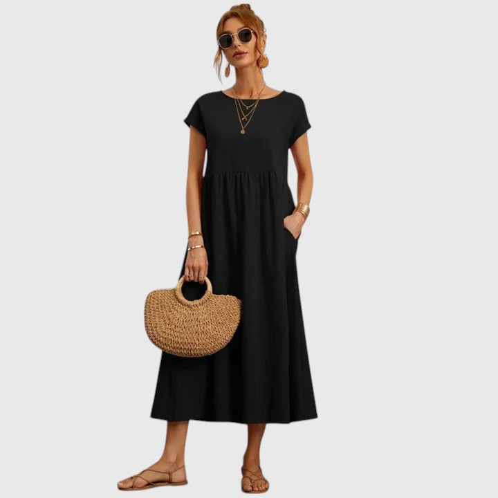 Women’s Relaxed-Fit Short-Sleeve Dress