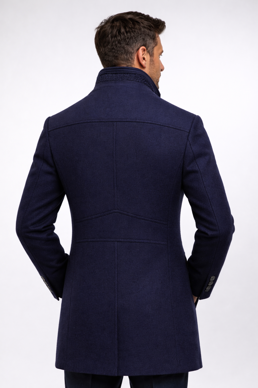 Men’s Wool Blend Overcoat