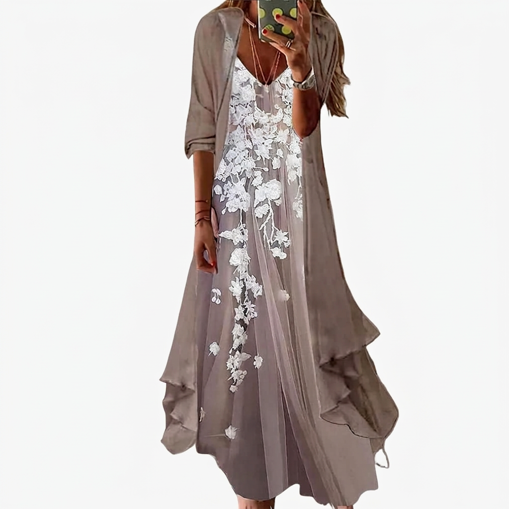 Women’s Two-Piece Maxi Dress Set