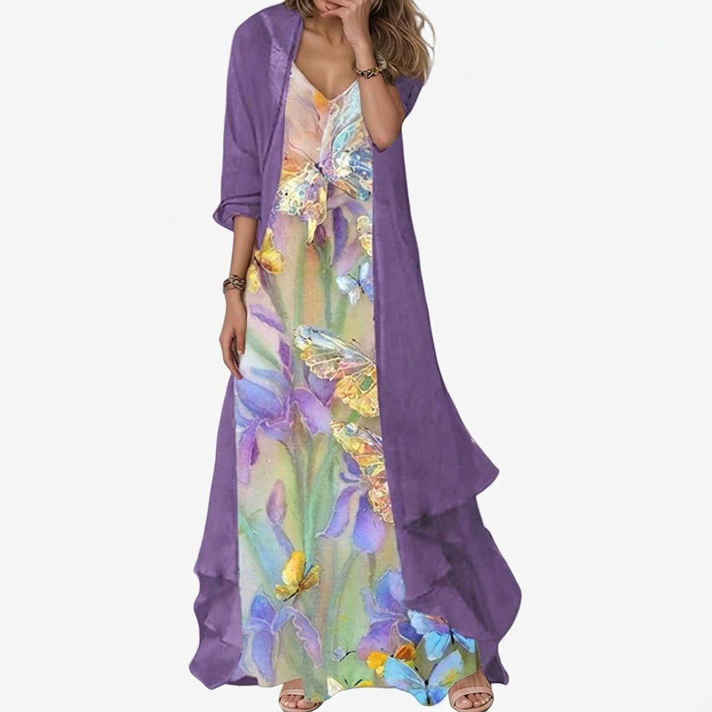 Women’s Two-Piece Maxi Dress Set