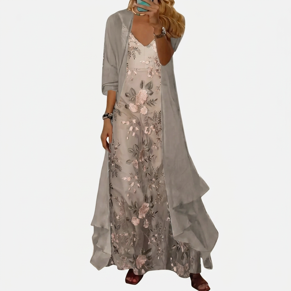 Women’s Two-Piece Maxi Dress Set