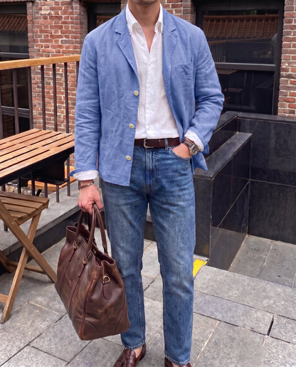 Men’s Linen Blazer