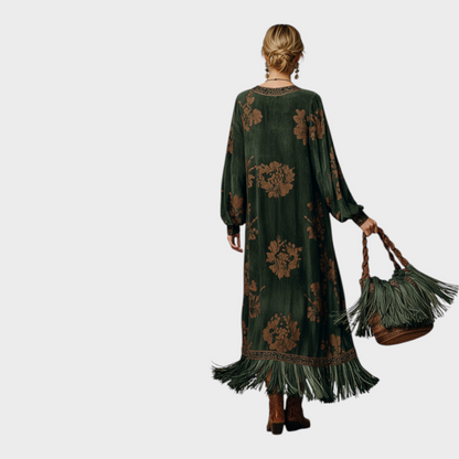 Women’s Floral Elastic-Waist Skirt