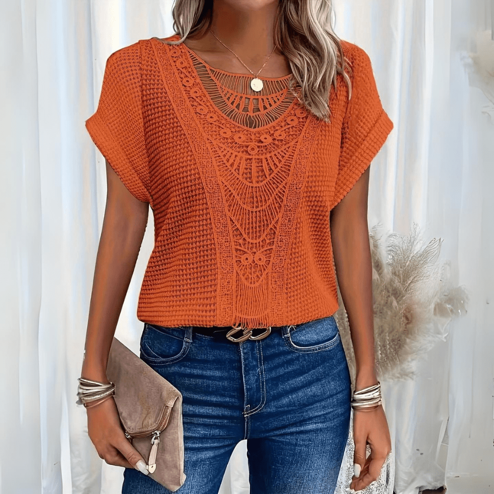 Women’s Elegant Ibiza-Style Top