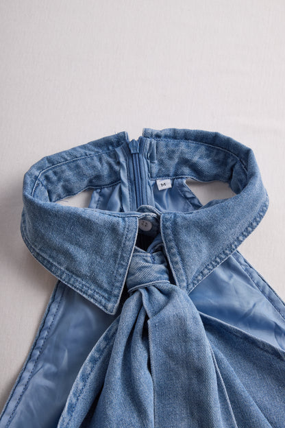 Women’s Sleeveless Halter Blouse