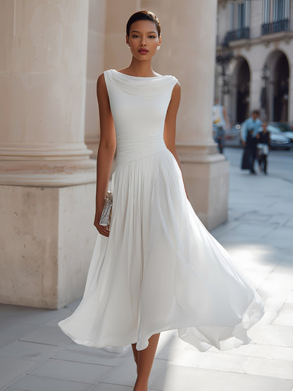 Women’s Pleated Midi Dress