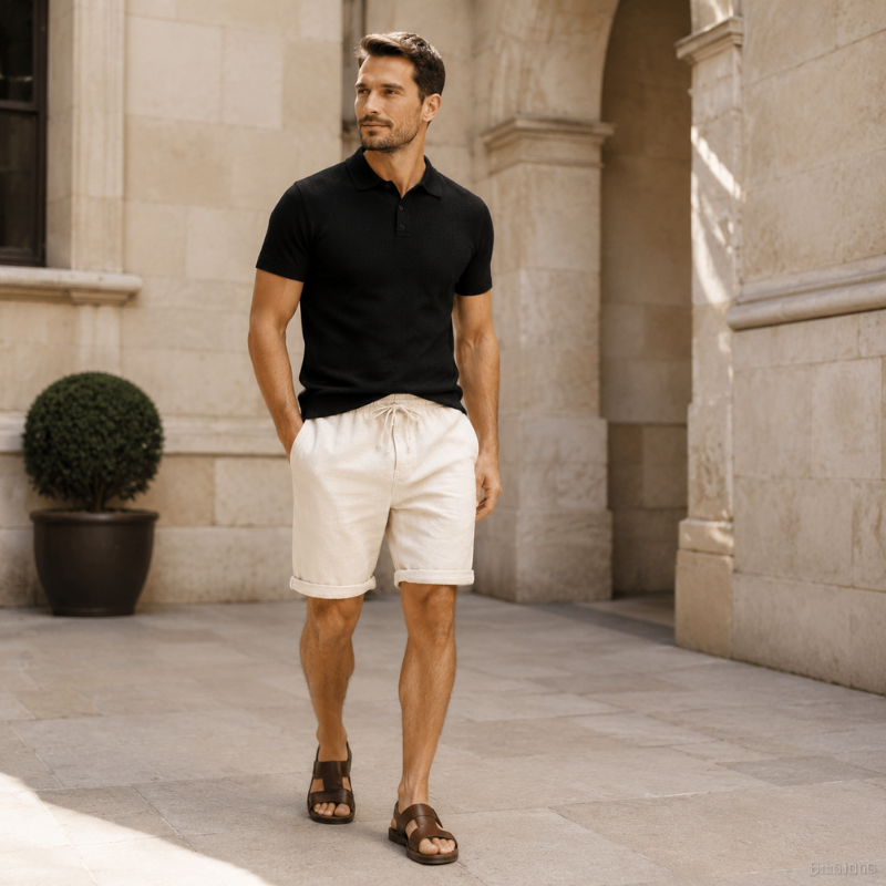 Men's Drawstring Casual Shorts