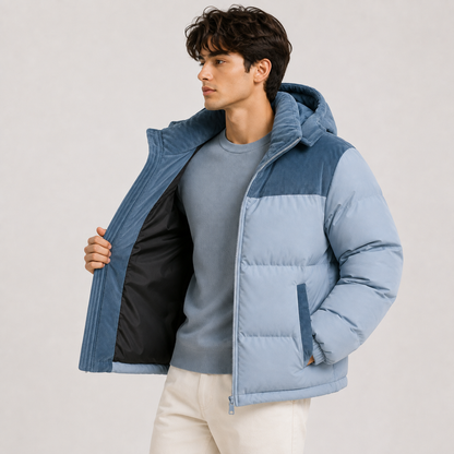 Men’s Hooded Winter Puffer Jacket