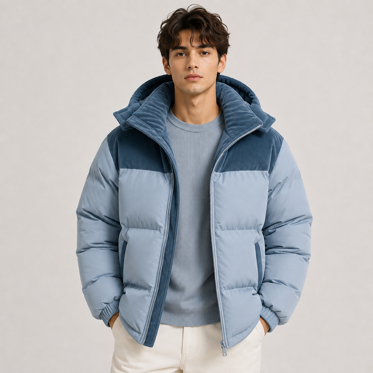 Men’s Hooded Winter Puffer Jacket
