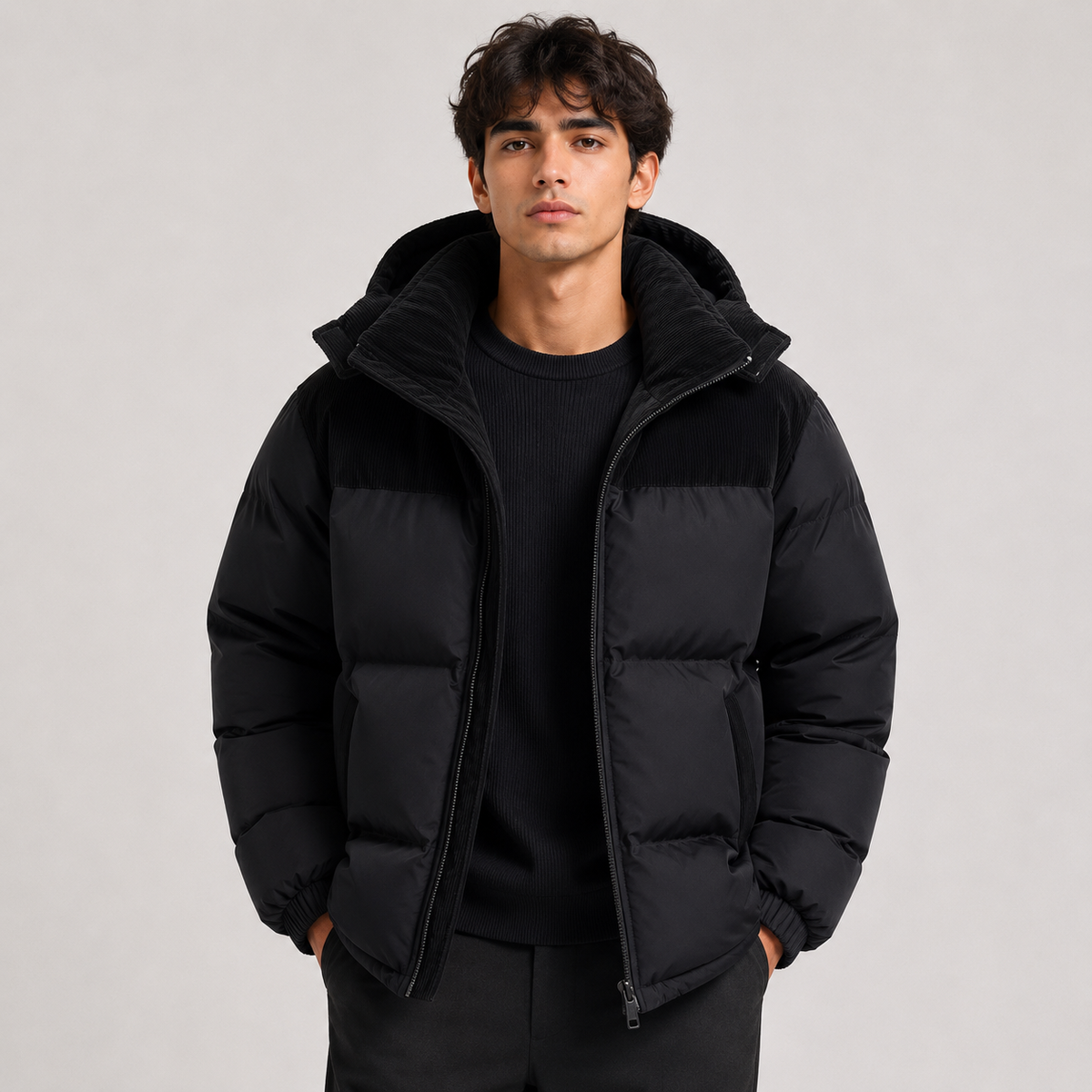 Men’s Hooded Winter Puffer Jacket