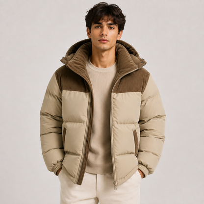 Men’s Hooded Winter Puffer Jacket