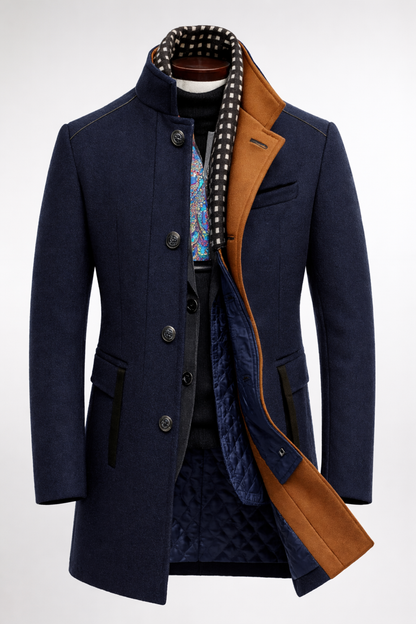 Men’s Wool Blend Overcoat