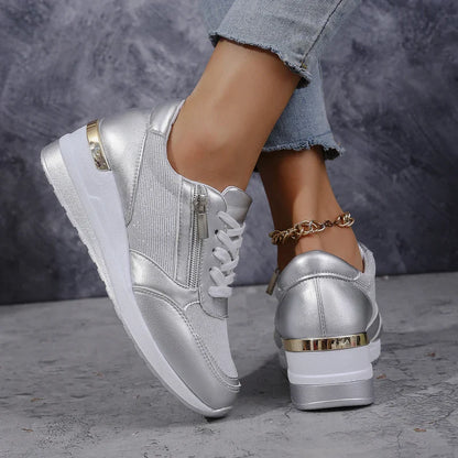 Orthopedic Metal Wedge Sneakers
