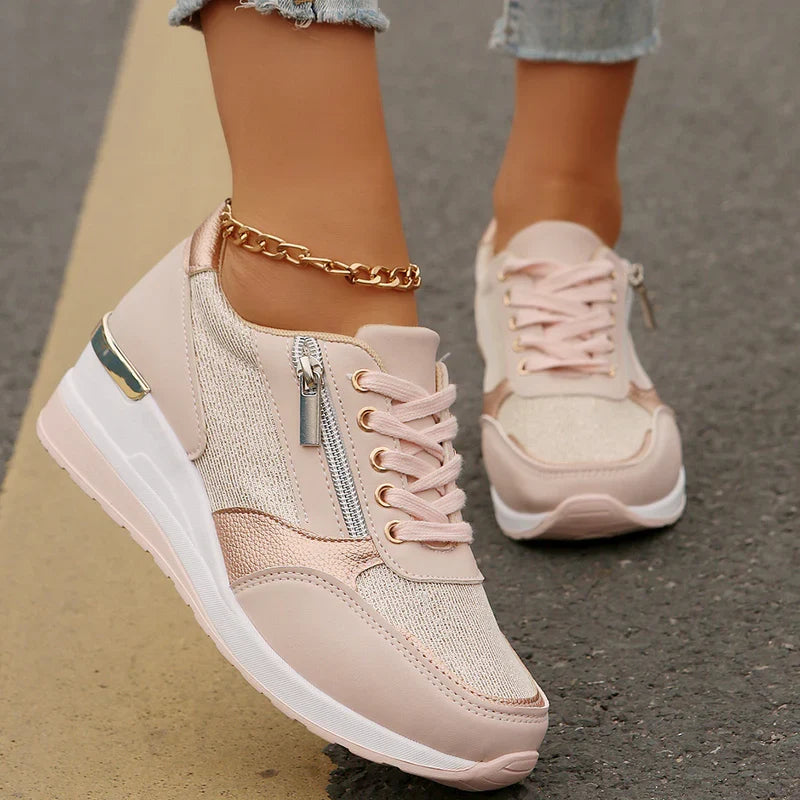 Orthopedic Metal Wedge Sneakers