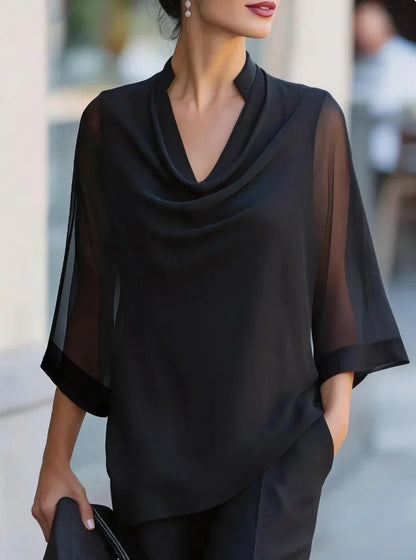 Women’s Draped Blouse