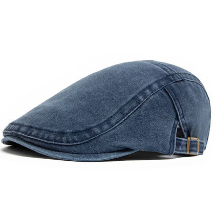 Men’s Denim Flat Cap