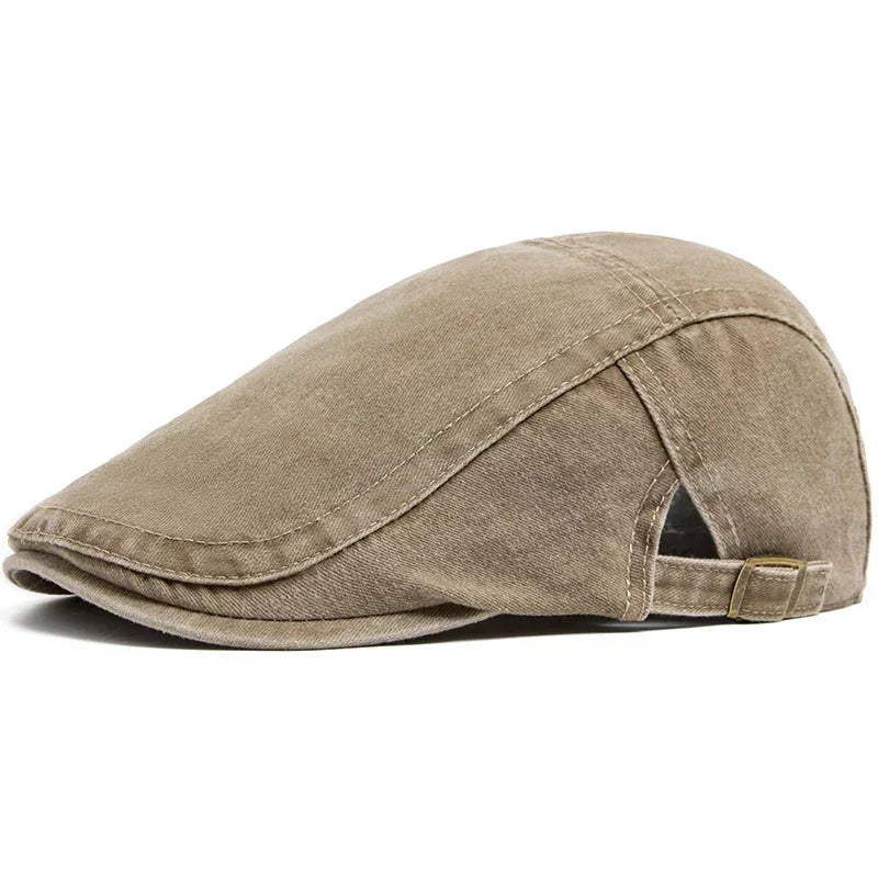 Men’s Denim Flat Cap