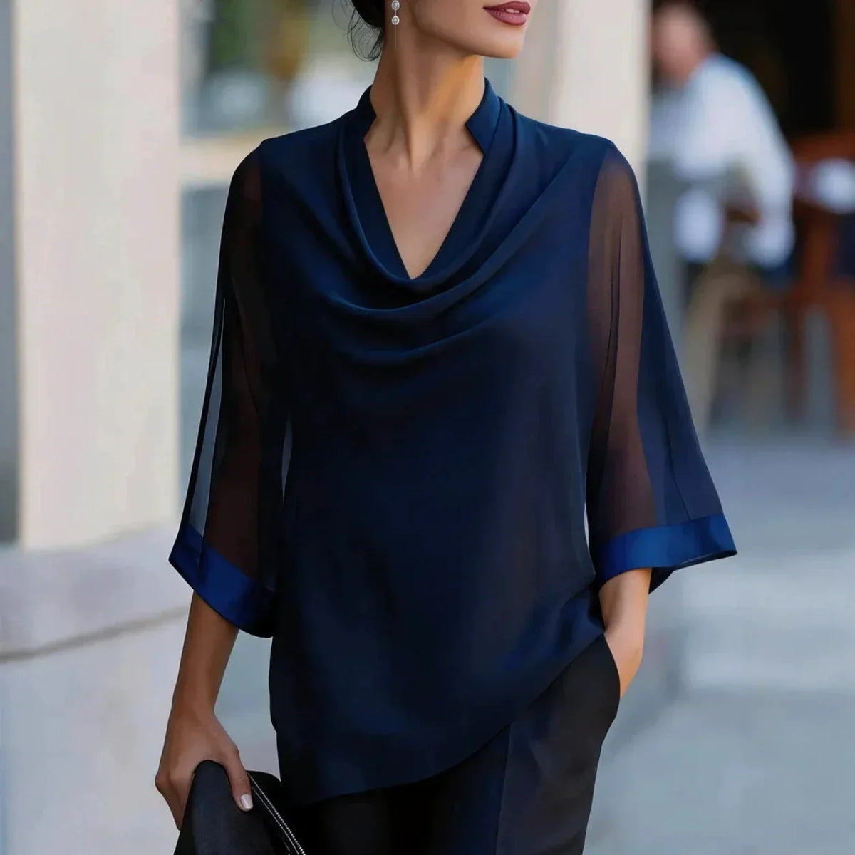 Women’s Draped Blouse