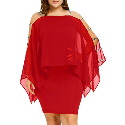 Women’s Plus-Size Off-the-Shoulder Lace Dress
