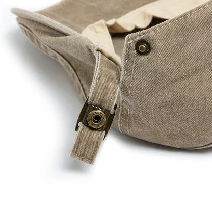 Men’s Denim Flat Cap