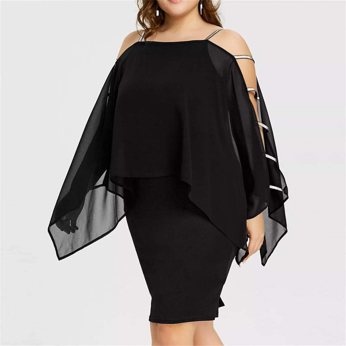 Women’s Plus-Size Off-the-Shoulder Lace Dress