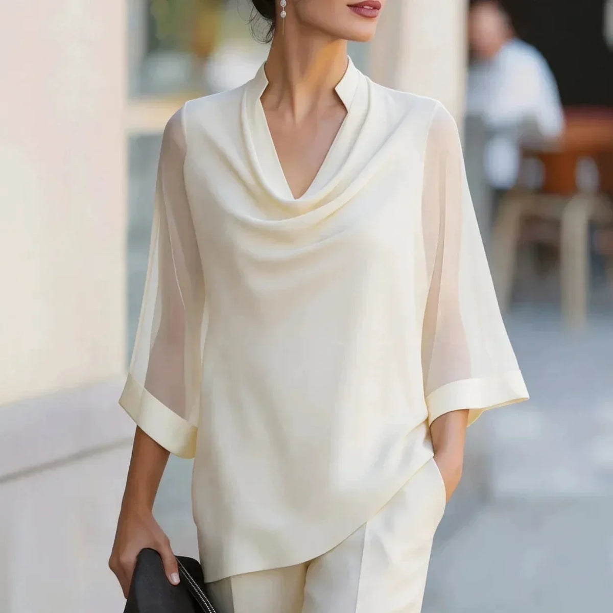 Women’s Draped Blouse