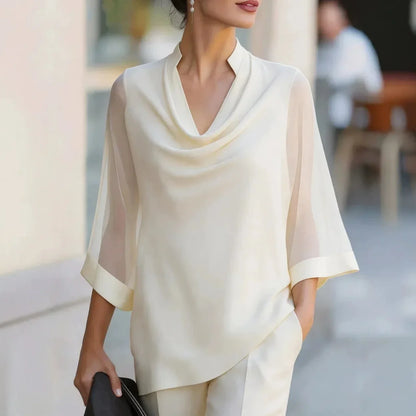 Women’s Draped Blouse