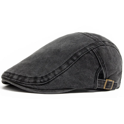 Men’s Denim Flat Cap