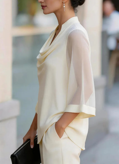 Women’s Draped Blouse