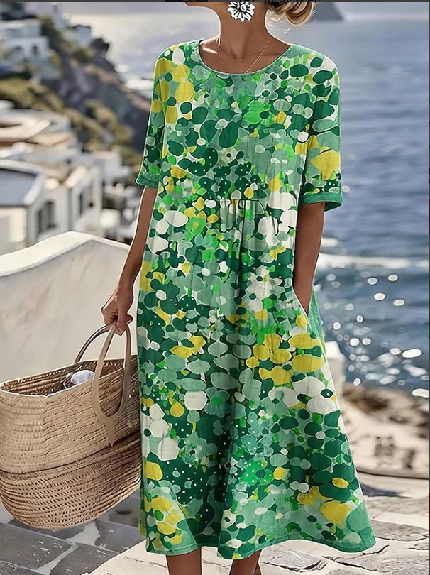 Women’s Floral Boho Maxi Dress
