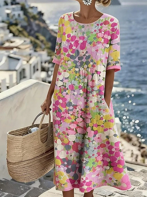 Women’s Floral Boho Maxi Dress
