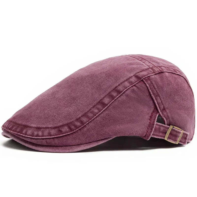 Men’s Denim Flat Cap
