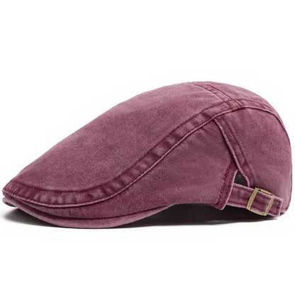 Men’s Denim Flat Cap